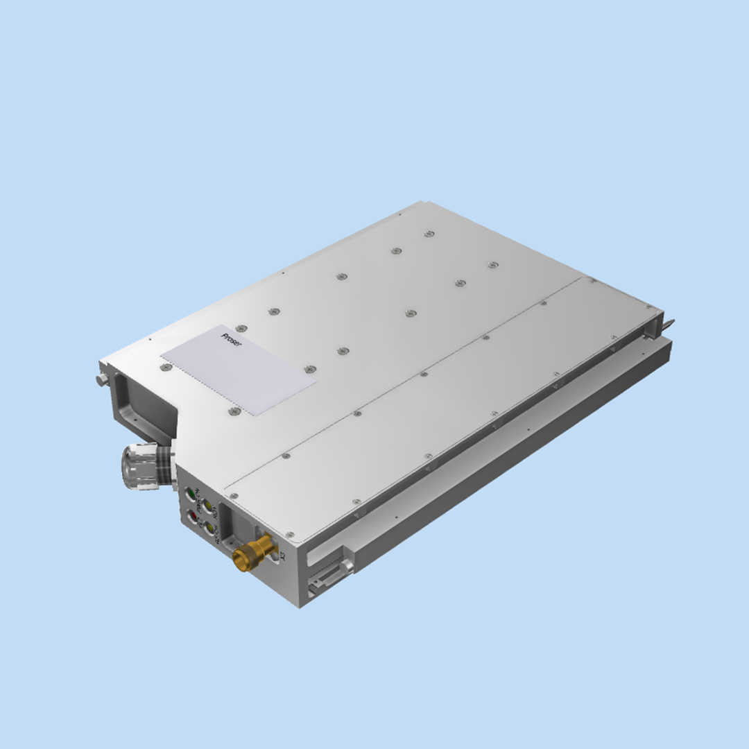 X BAND 50 WATT SOLID STATE AMPLIFIER (8,5 – 9,5 GHZ)